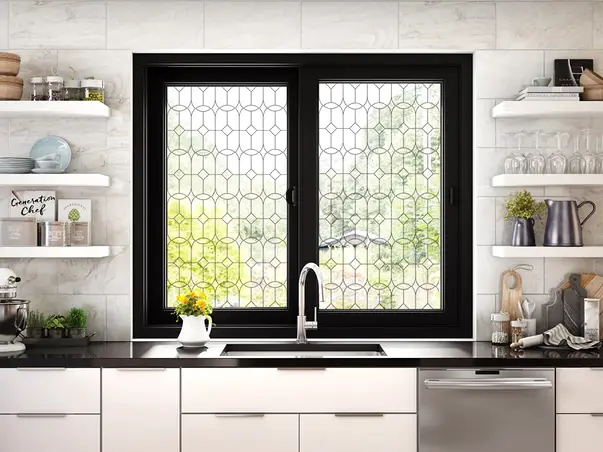 folie geam autoadeziva folina transparent cu model eclectic s00