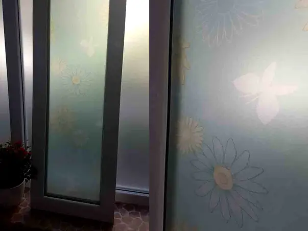 folie geam autoadeziva green flower