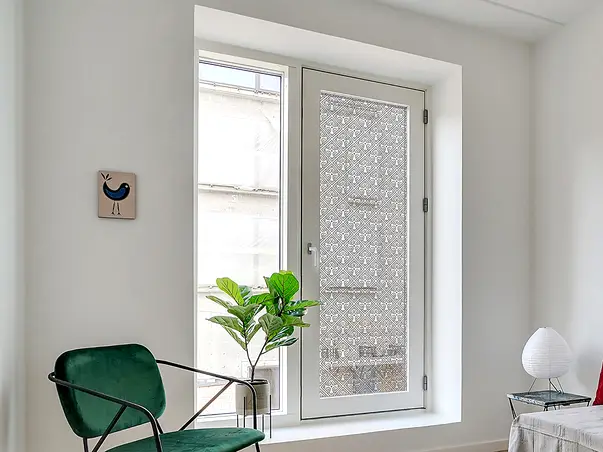 folie geam autoadeziva grey shapes model geometric ornamental fgd27 s1