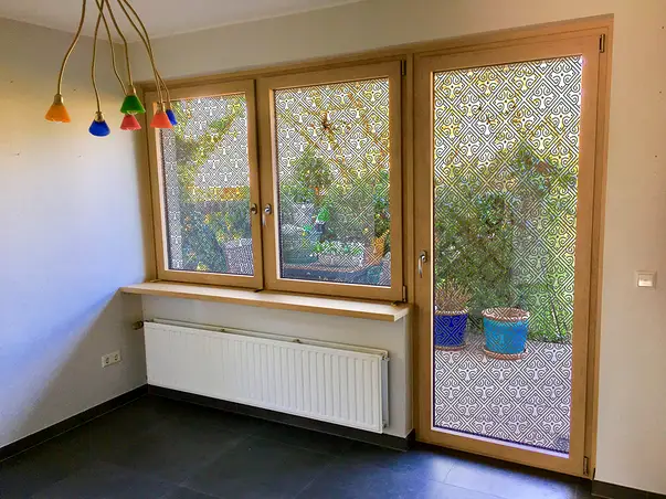 folie geam autoadeziva grey shapes model geometric ornamental fgd27 s2