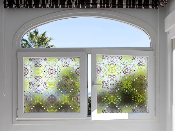 folie geam autoadeziva lara model flori floral 9506 s3