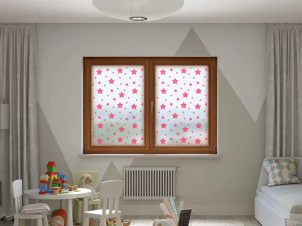 folie geam autoadeziva model stele stelute roz fgf138 s2