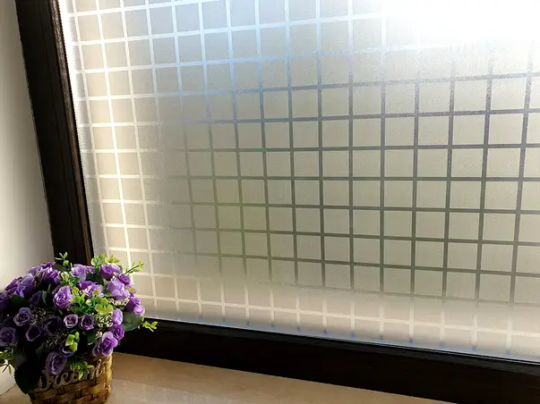 folie geam autoadeziva patrate gri Office