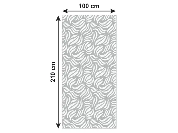 folie geam autoadeziva sablare cu model geometric waves