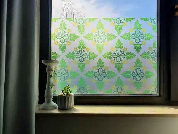 folie geam autoadeziva verde lupe