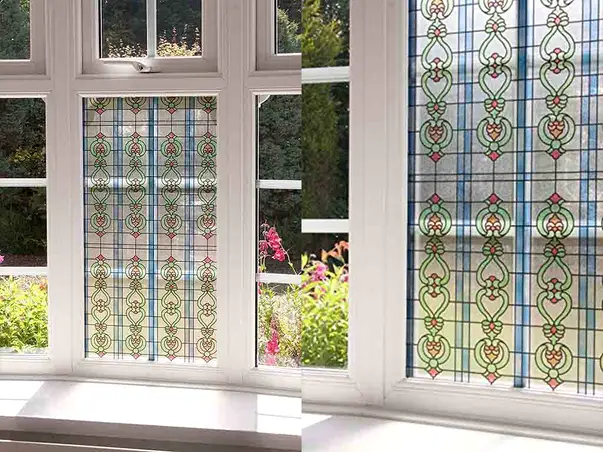 folie geam autoadeziva vitraliu church