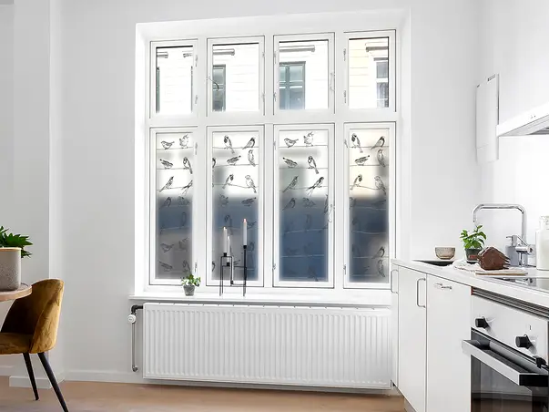 folie geam autoadeziva vrabii pe fir birdy fgf121 s2