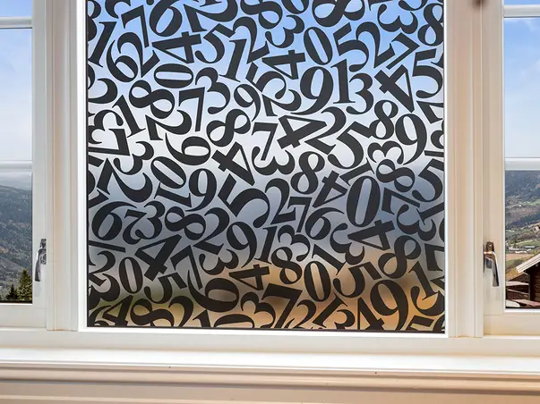 folie geam autoadeziva zanuso cifre negre fgf125 s1