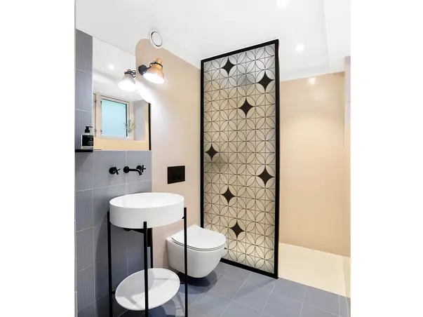 folie geam cabina de dus sablare cu model eclectic monocromatic rola 100x210cm s03