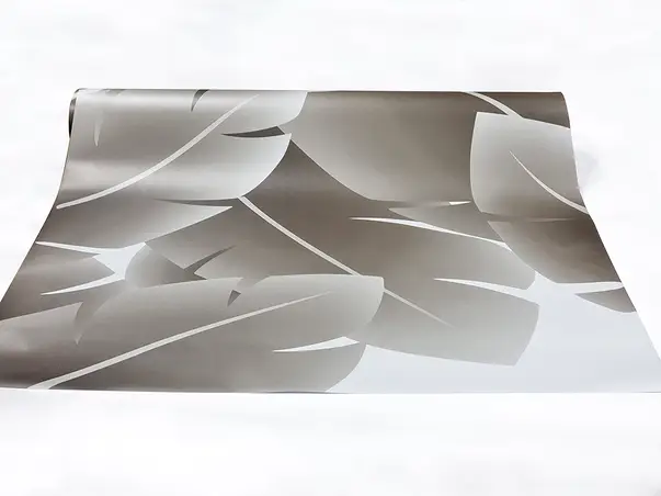 folie geam cabina dus folina sablare model frunze tropicale rola 100x210cm s06