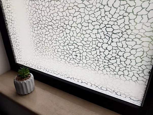 folie geam decorativa electrostatica lava