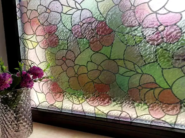 folie geam decorativa electrostatica summer