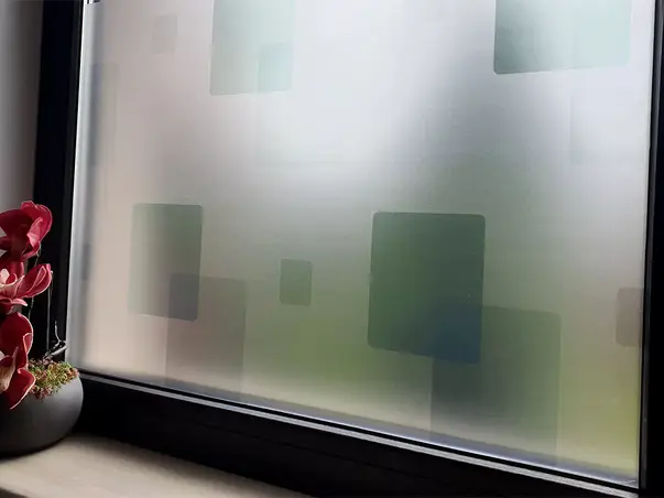 folie geam decorativa forme geometrice