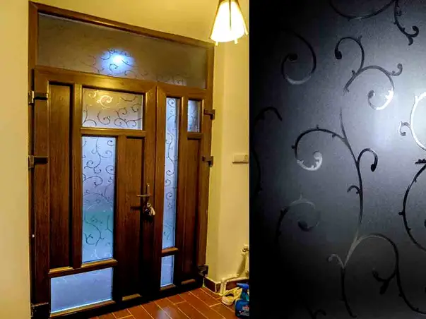 folie geam decorativa fumurie