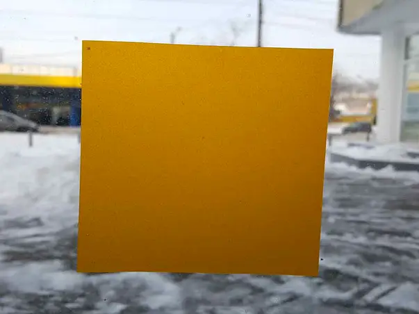 folie geam decorativa galbena