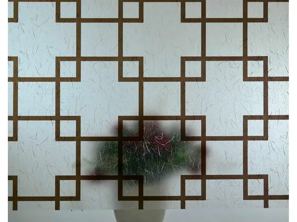 folie geam decorativa patrate maro