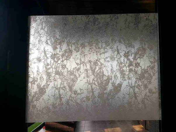 folie geam electrostatica imprimeu alb venice