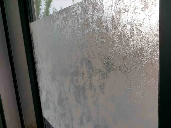 folie geam electrostatica imprimeu alb venice 2