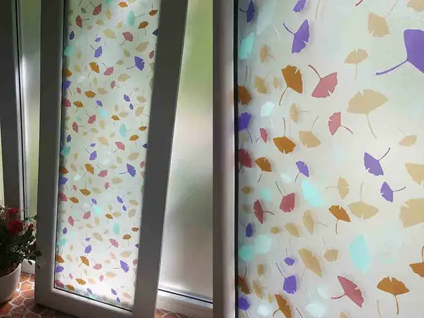 folie geam electrostatica papadii colorate