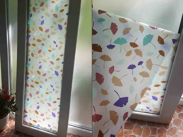 folie geam electrostatica papadii colorate folina