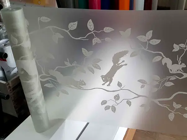 folie geam electrostatica pineview