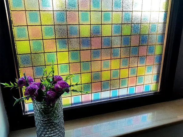 folie geam electrostatica vitraliu lisa