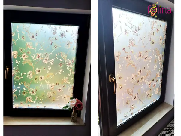 folie geam mata sablare decorativa