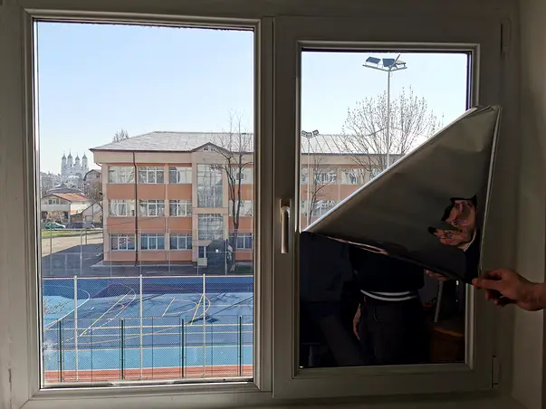 folie geam oglinda silver out