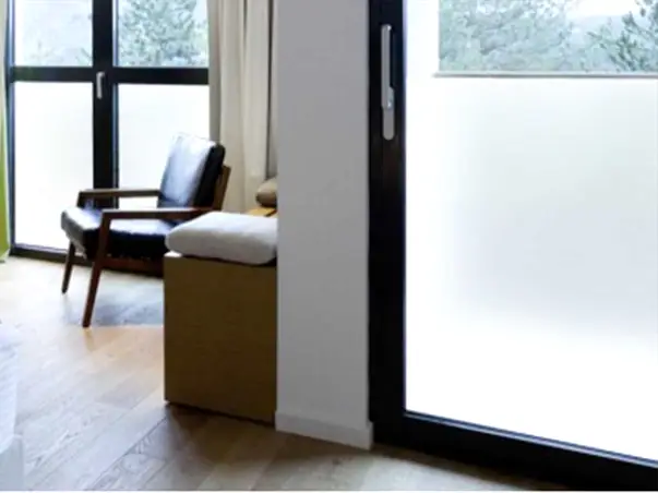 folie geam sablat alba milky