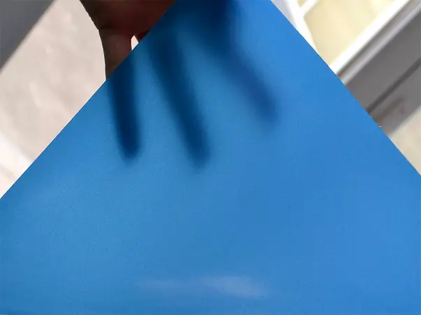 folie geam sablat albastra