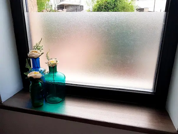 folie geam sablat electrostatica dcfix milky 90