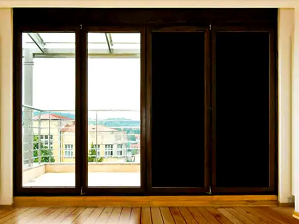 folie geam sablat neagra blackout