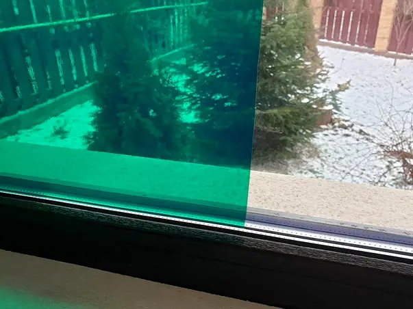 folie geam transparenta verde penstick