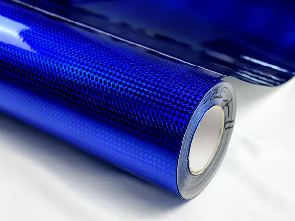 folie holograma albastra kointec