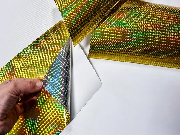 folie holograma aurie folina