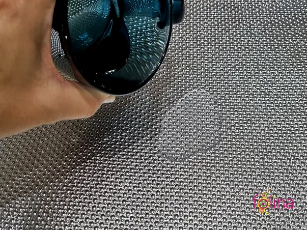 folie impermeabila cu efect metalic argintiu