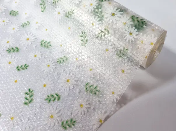 folie protectie impermeabila incolora cu model margarete