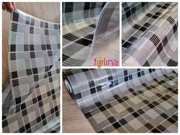 folie protectie masa 1 mm cu model carouri