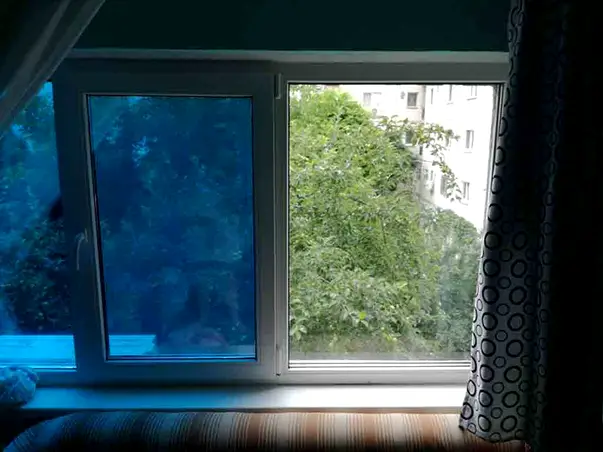 folie protectie solara albastra