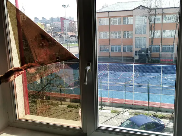 folie protectie solara bronz interior