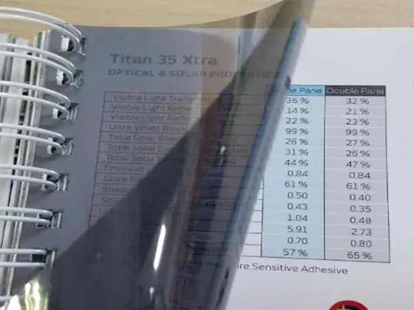 folie protectie solara titan exterior