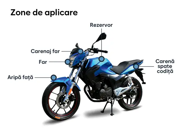 folie protectie transparenta impotriva zgarieturilor uv auto moto bicicleta s4