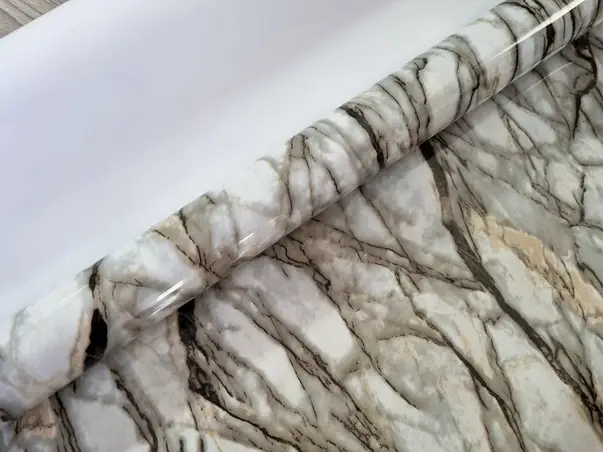 folie pvc 1 mm grosime marmura bej