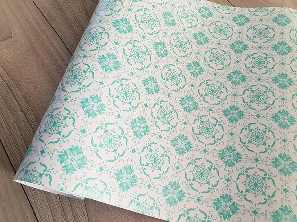 folie sablare autoadeziva model verde janice