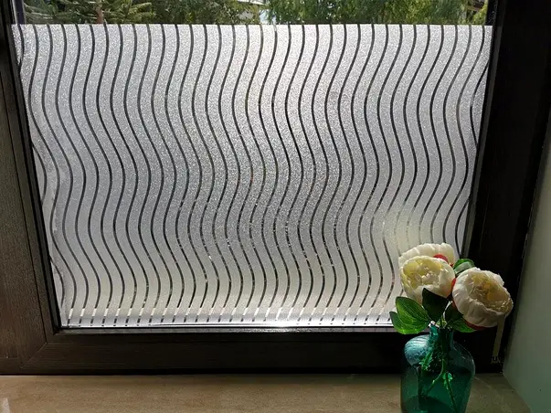 folie sablare cu dungi serpuite