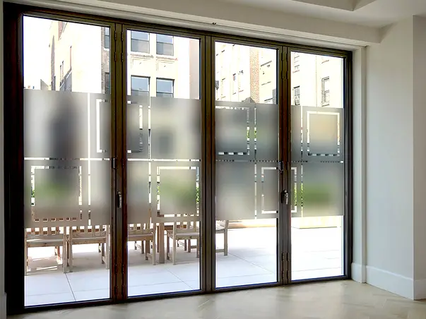 folie sablare cu patrate decipate