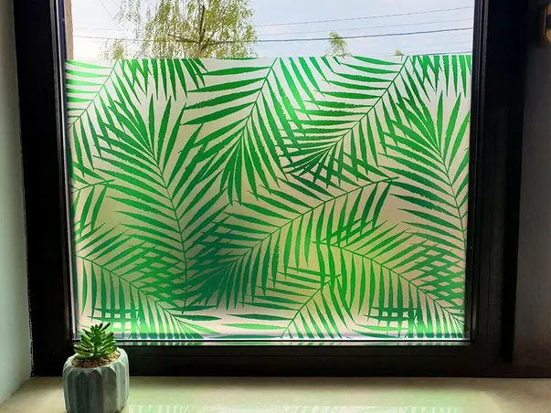 folie sablare frunze verzi liana