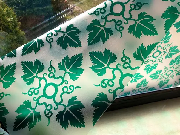 folie sablare frunze verzi zora