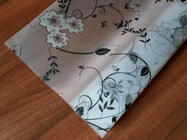 folie sablare geam flori maris