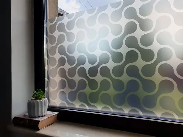 folie sablare geam retro